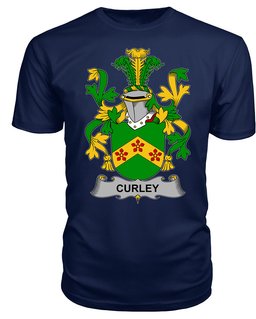 ScotsTee Curley or McTurley Coat Of Arms Family Crest Fighting Irish III T Shirt