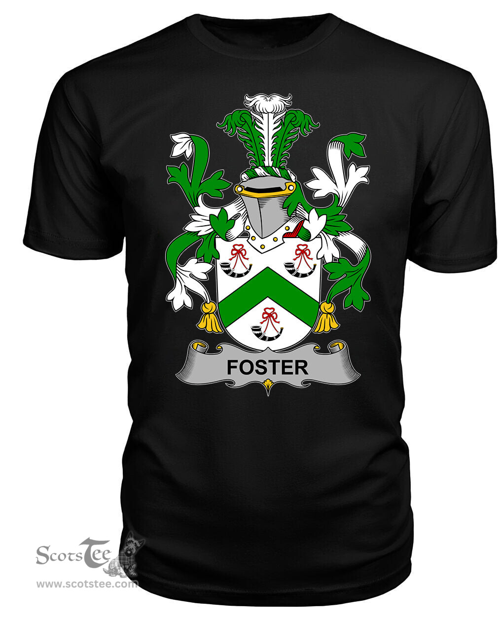 ScotsTee Foster Coat Of Arms Family Crest Fighting Irish III T Shirt