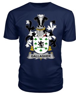 ScotsTee Gallagher or O'Gallagher Coat Of Arms Family Crest Fighting Irish III T Shirt