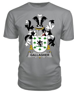 ScotsTee Gallagher or O'Gallagher Coat Of Arms Family Crest Fighting Irish III T Shirt