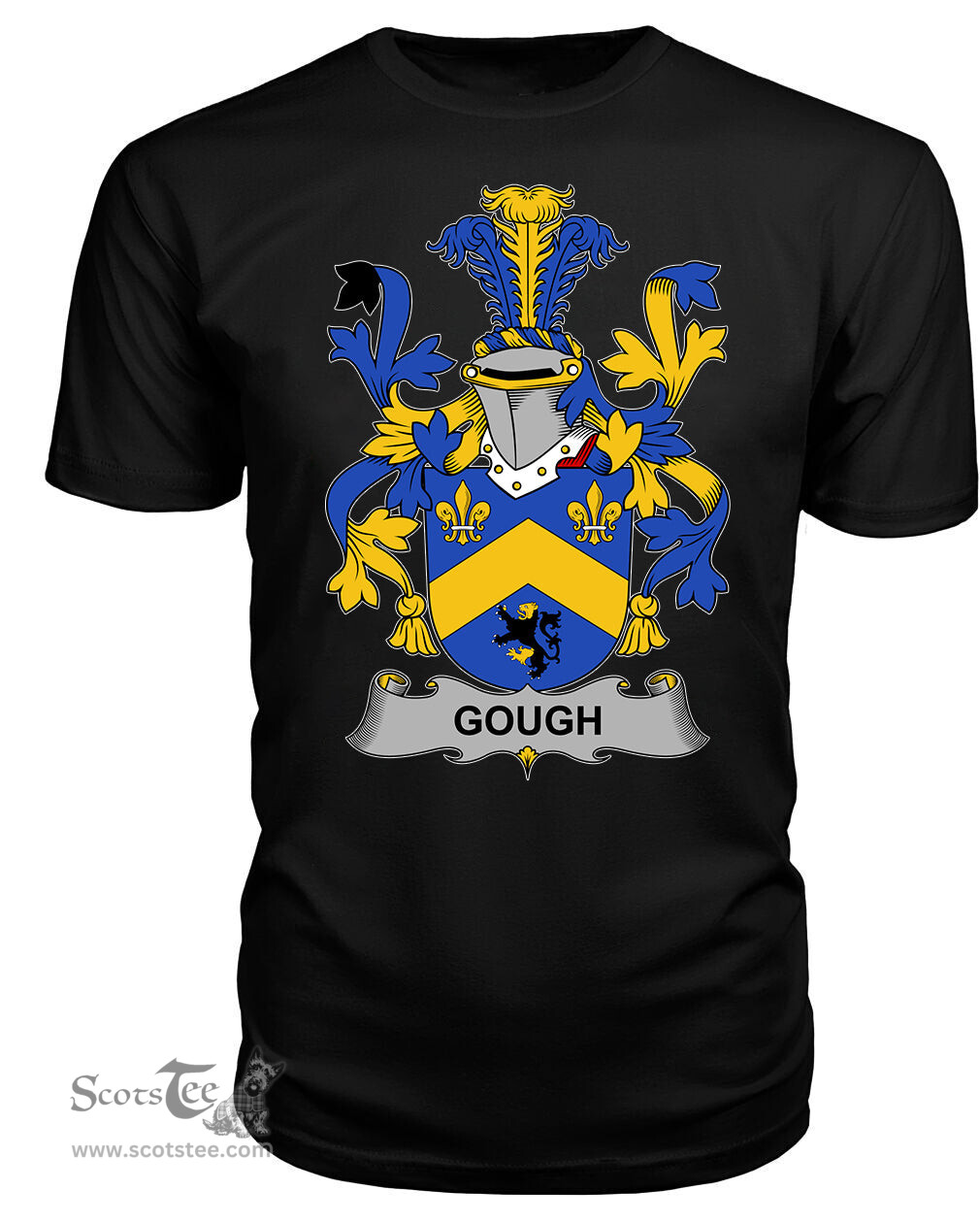 ScotsTee Gough Coat Of Arms Family Crest Fighting Irish III T Shirt