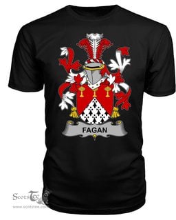 ScotsTee Fagan Coat Of Arms Family Crest Fighting Irish III T Shirt