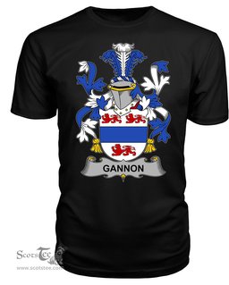 ScotsTee Gannon or McGannon Coat Of Arms Family Crest Fighting Irish III T Shirt