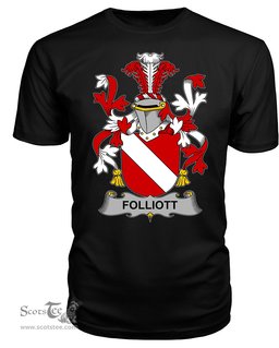 ScotsTee Folliott Coat Of Arms Family Crest Fighting Irish III T Shirt