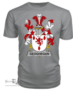 ScotsTee Geoghegan or O'Geoghegan Coat Of Arms Family Crest Fighting Irish III T Shirt