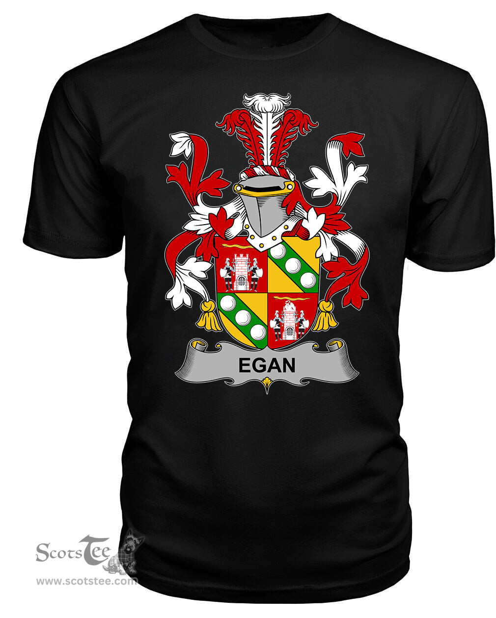 ScotsTee Egan or McEgan Coat Of Arms Family Crest Fighting Irish III T Shirt