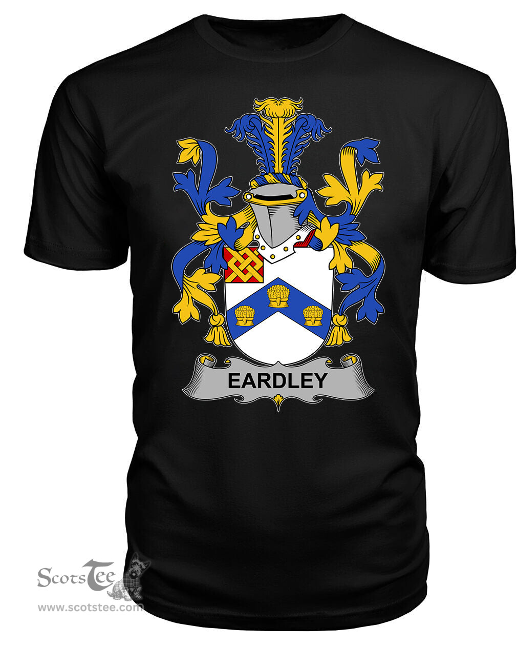 ScotsTee Eardley Coat Of Arms Family Crest Fighting Irish III T Shirt