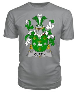 ScotsTee Curtin or McCurtin Coat Of Arms Family Crest Fighting Irish III T Shirt