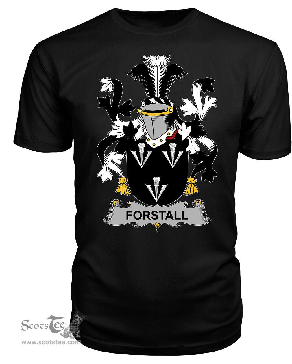 ScotsTee Forstall Coat Of Arms Family Crest Fighting Irish III T Shirt