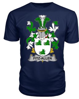 ScotsTee Fitz-Allen Coat Of Arms Family Crest Fighting Irish III T Shirt