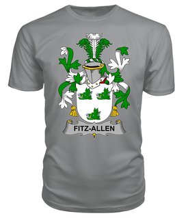 ScotsTee Fitz-Allen Coat Of Arms Family Crest Fighting Irish III T Shirt