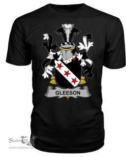 ScotsTee Gleeson or O'Glissane Coat Of Arms Family Crest Fighting Irish III T Shirt