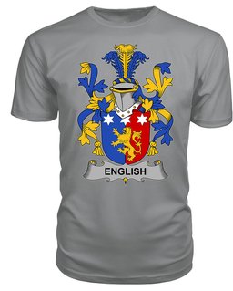 ScotsTee English Coat Of Arms Family Crest Fighting Irish III T Shirt