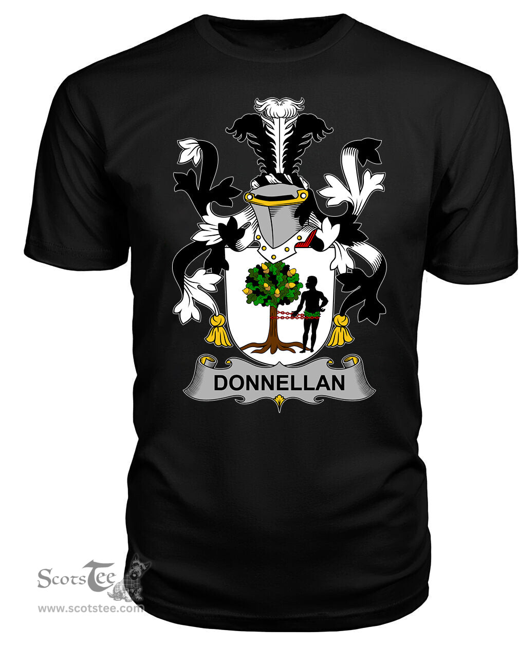 ScotsTee Donnellan or O'Donnellan Coat Of Arms Family Crest Fighting Irish III T Shirt