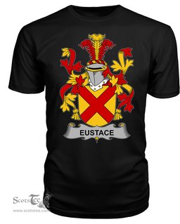ScotsTee Eustace Coat Of Arms Family Crest Fighting Irish III T Shirt