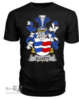 ScotsTee Elliott Coat Of Arms Family Crest Fighting Irish III T Shirt