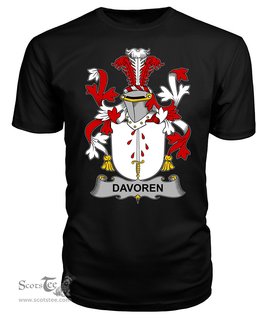 ScotsTee Davoren or O'Davoren Coat Of Arms Family Crest Fighting Irish III T Shirt