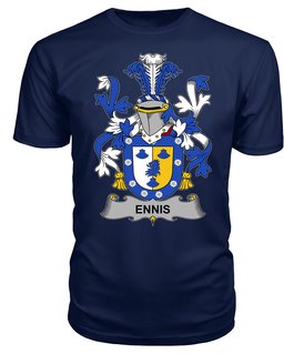 ScotsTee Ennis Coat Of Arms Family Crest Fighting Irish III T Shirt
