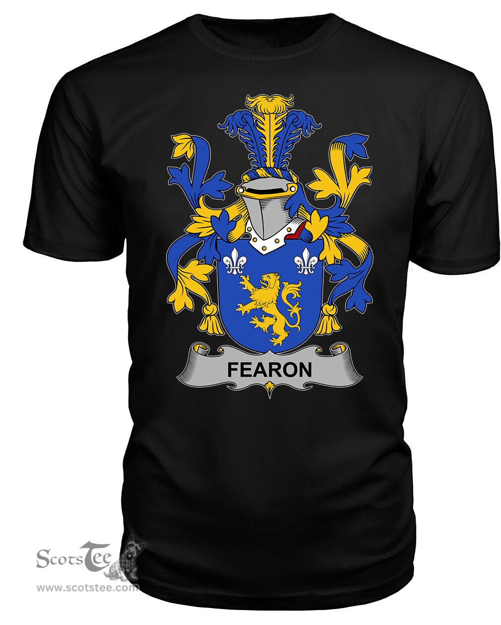 ScotsTee Fearon or O'Fearon Coat Of Arms Family Crest Fighting Irish III T Shirt