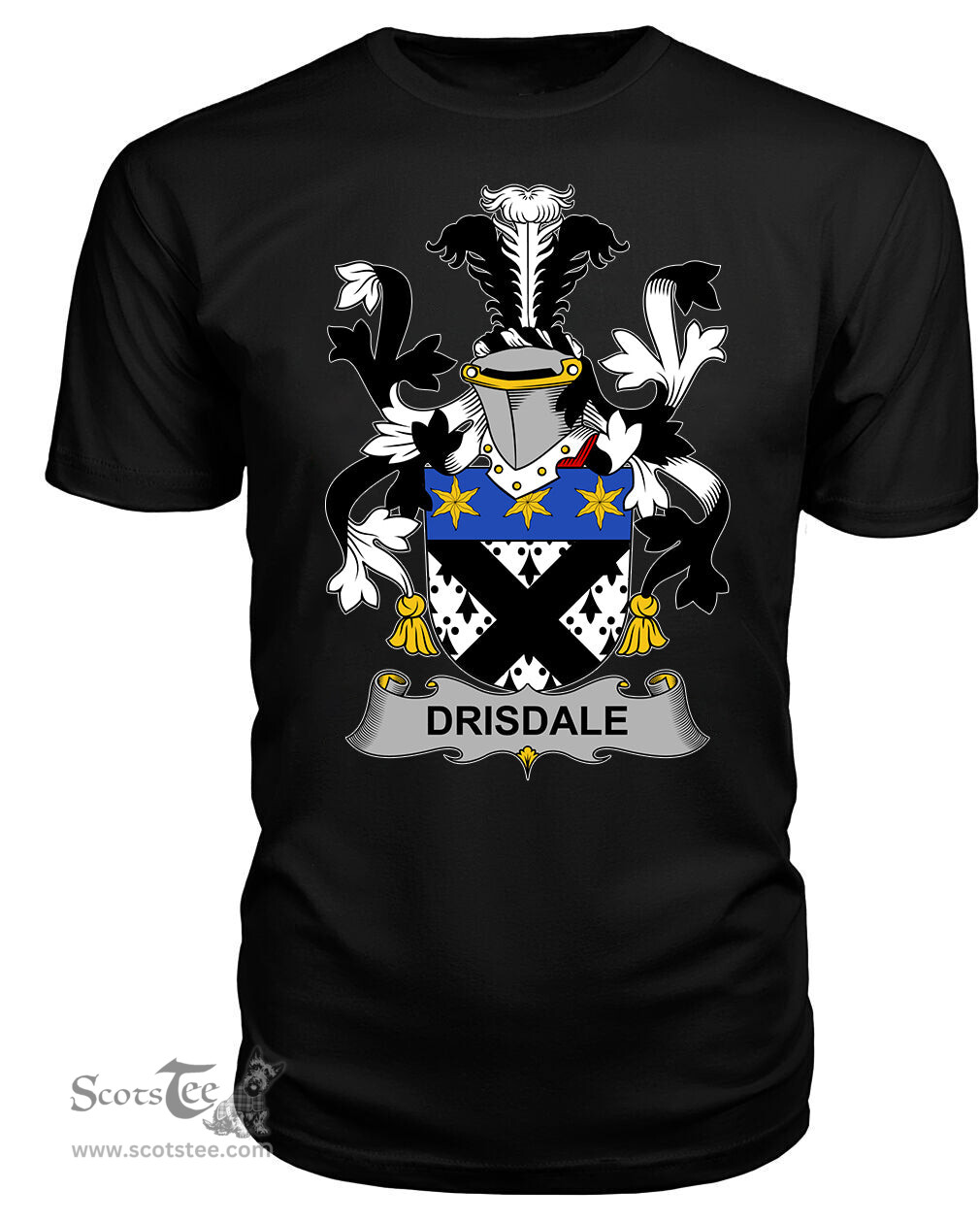 ScotsTee Drisdale Coat Of Arms Family Crest Fighting Irish III T Shirt