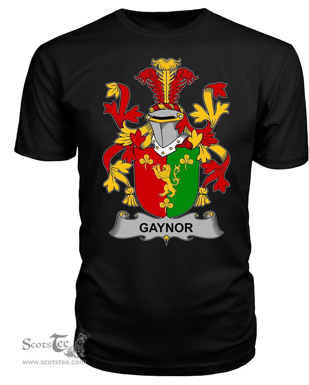ScotsTee Gaynor or McGaynor Coat Of Arms Family Crest Fighting Irish III T Shirt