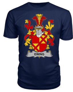 ScotsTee Ewing Coat Of Arms Family Crest Fighting Irish III T Shirt
