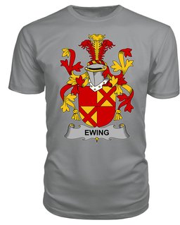 ScotsTee Ewing Coat Of Arms Family Crest Fighting Irish III T Shirt