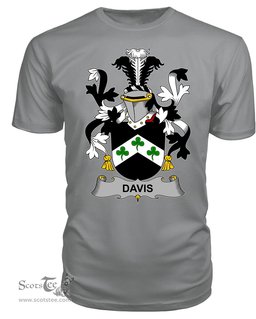 ScotsTee Davis Coat Of Arms Family Crest Fighting Irish III T Shirt