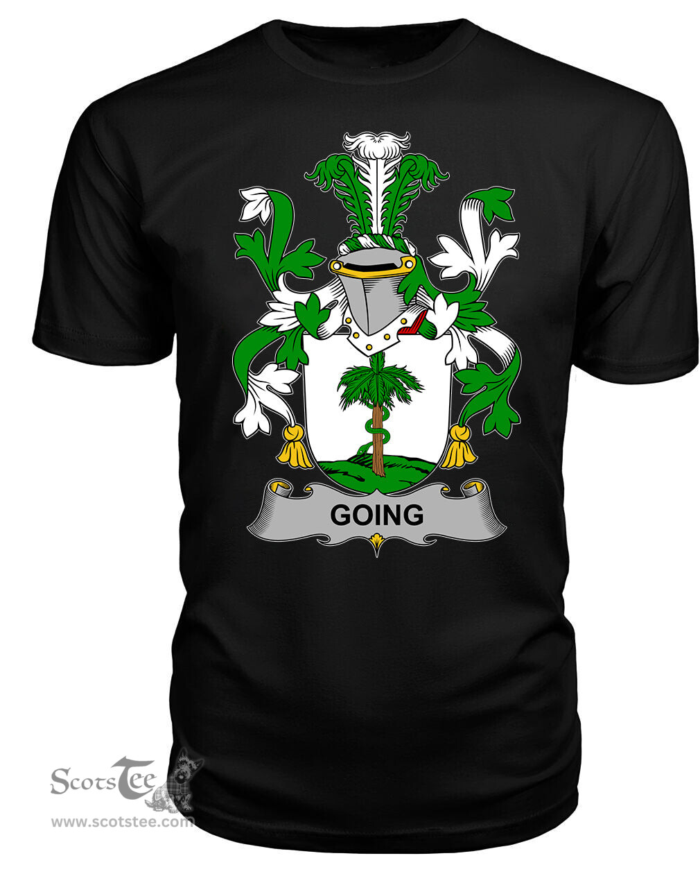ScotsTee Going Coat Of Arms Family Crest Fighting Irish III T Shirt