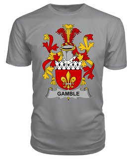 ScotsTee Gamble Coat Of Arms Family Crest Fighting Irish III T Shirt