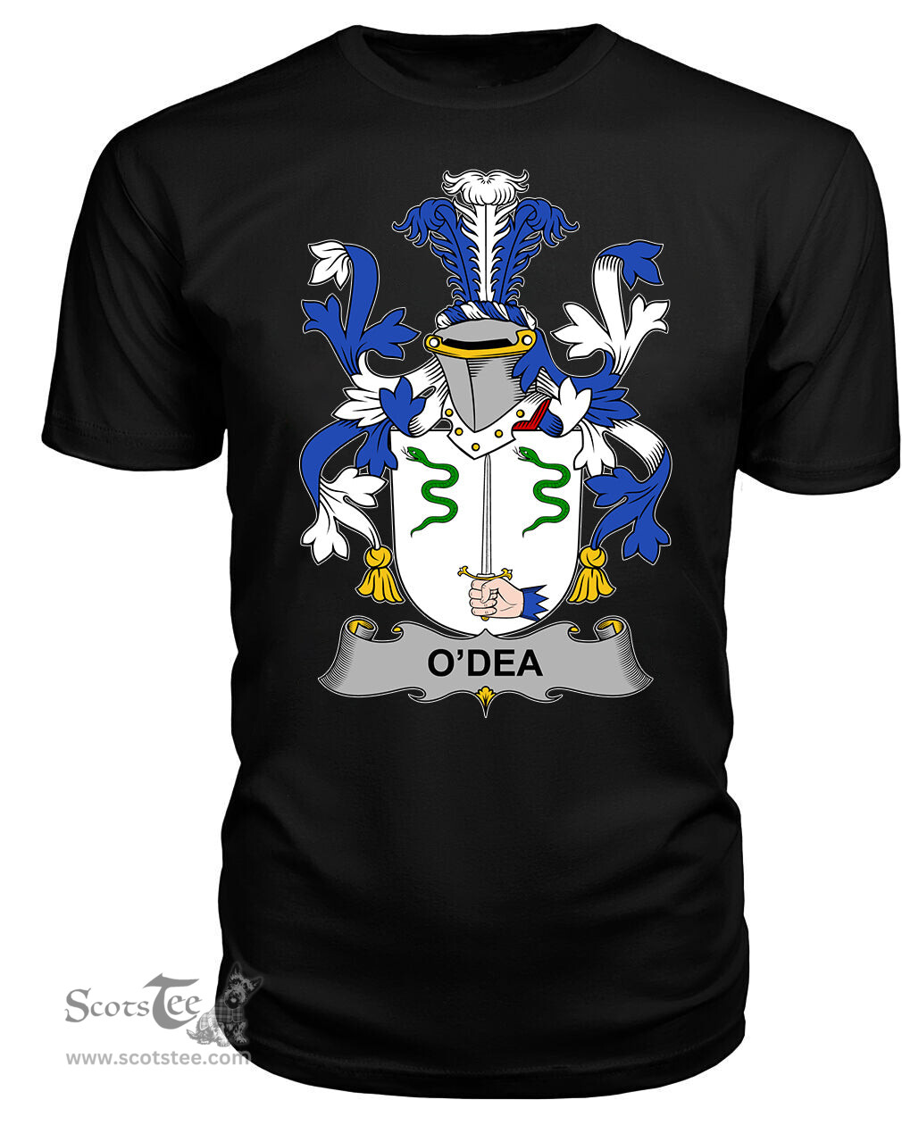 ScotsTee Dea or O'Dea Coat Of Arms Family Crest Fighting Irish III T Shirt