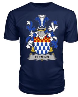 ScotsTee Fleming Coat Of Arms Family Crest Fighting Irish III T Shirt