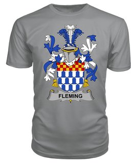 ScotsTee Fleming Coat Of Arms Family Crest Fighting Irish III T Shirt