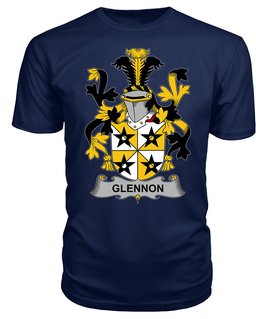 ScotsTee Glennon or Glenane Coat Of Arms Family Crest Fighting Irish III T Shirt