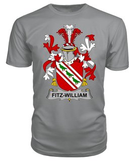 ScotsTee Fitz-William Coat Of Arms Family Crest Fighting Irish III T Shirt