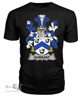 ScotsTee Durrant Coat Of Arms Family Crest Fighting Irish III T Shirt