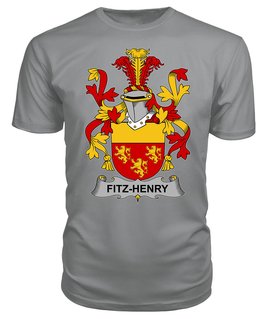 ScotsTee Fitz-Henry Coat Of Arms Family Crest Fighting Irish III T Shirt