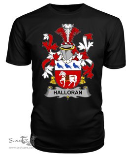 ScotsTee Halloran or O'Halloran Coat Of Arms Family Crest Fighting Irish III T Shirt
