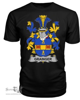 ScotsTee Grainger Coat Of Arms Family Crest Fighting Irish III T Shirt