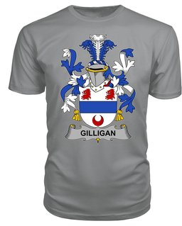ScotsTee Gilligan or McGilligan Coat Of Arms Family Crest Fighting Irish III T Shirt