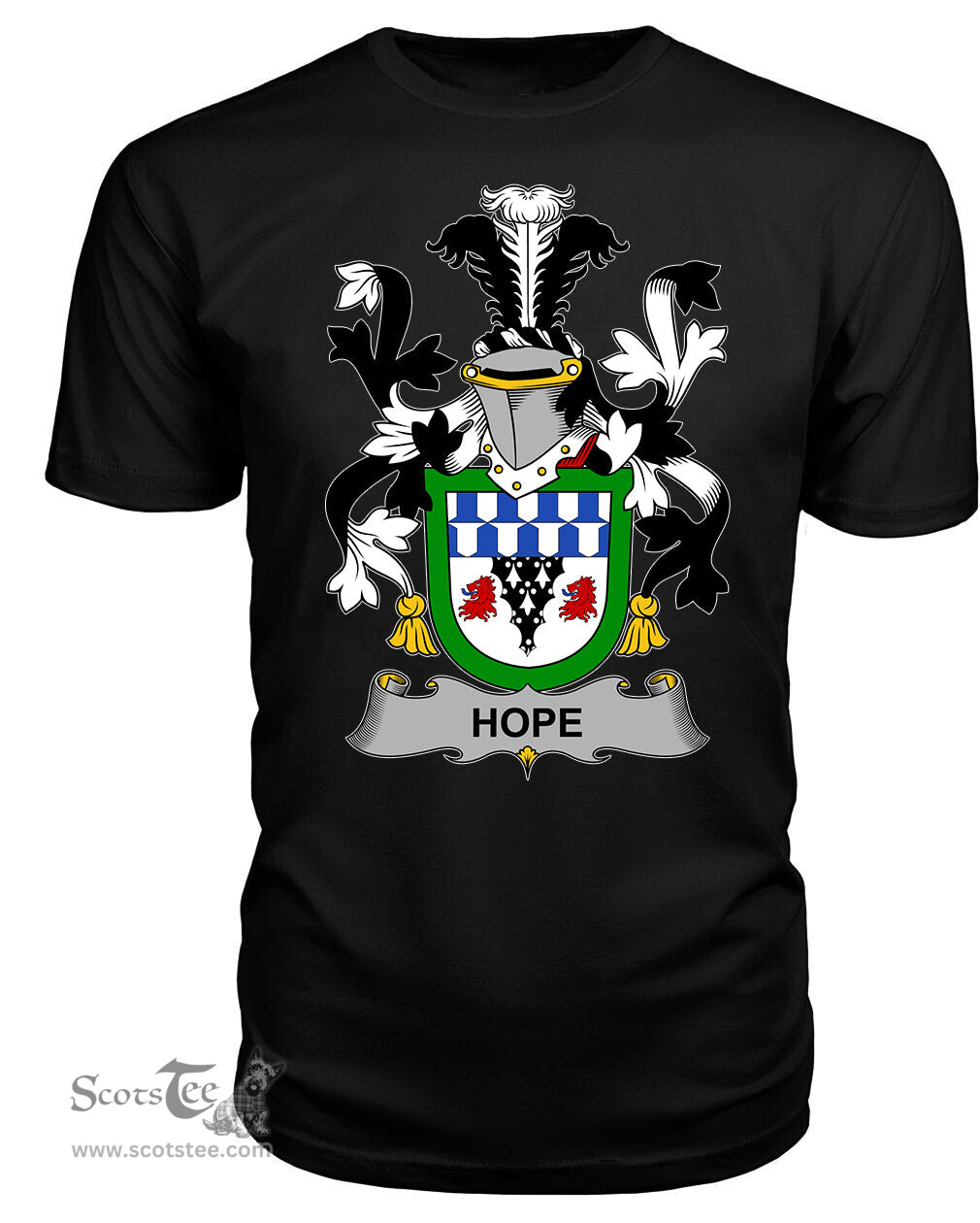 ScotsTee Hope Coat Of Arms Family Crest Fighting Irish III T Shirt