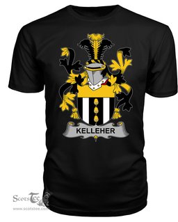 ScotsTee Kelleher or O'Kelleher Coat Of Arms Family Crest Fighting Irish III T Shirt