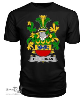 ScotsTee Heffernan or O'Heffernan Coat Of Arms Family Crest Fighting Irish III T Shirt