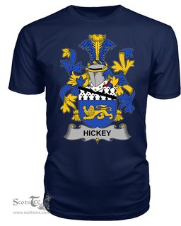 ScotsTee Hickey or O'Hickey Coat Of Arms Family Crest Fighting Irish III T Shirt