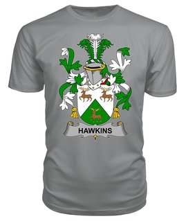 ScotsTee Hawkins or Haughan Coat Of Arms Family Crest Fighting Irish III T Shirt