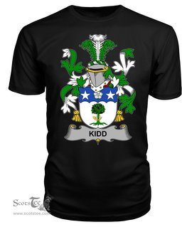ScotsTee Kidd Coat Of Arms Family Crest Fighting Irish III T Shirt