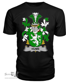 ScotsTee Hume Coat Of Arms Family Crest Fighting Irish III T Shirt