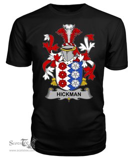 ScotsTee Hickman Coat Of Arms Family Crest Fighting Irish III T Shirt