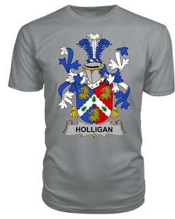 ScotsTee Holligan or O'Halligan Coat Of Arms Family Crest Fighting Irish III T Shirt