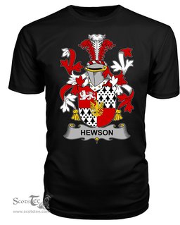 ScotsTee Hewson Coat Of Arms Family Crest Fighting Irish III T Shirt
